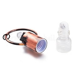 Lipstick Shape Faceted Natural Mixed Gemstone Perfume Bottle&nbsp;G-I298-02R