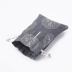 Polycotton(Polyester Cotton) Packing Pouches Drawstring Bags&nbsp;ABAG-T006-A21