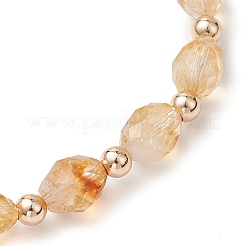 Natural Citrine Beads Bracelets&nbsp;BJEW-JB11223