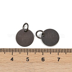 Brass Stamping Blank Tag Charms&nbsp;KK-C3050-B-NF
