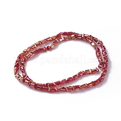 Electroplate Glass Beads Strands&nbsp;EGLA-L023A-AB04