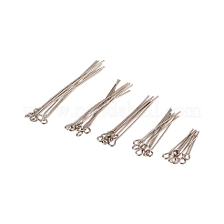 304 Stainless Steel Head Pins & Eye Pins&nbsp;STAS-CJ0006-02
