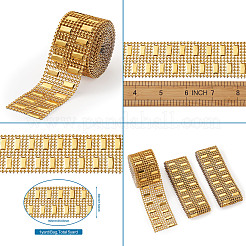 8 Rows Plastic Diamond Mesh Wrap Roll Rhinestone Crystal Ribbon Cake Wedding Decoration&nbsp;DIY-TAC0005-16