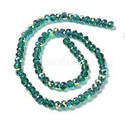 AB Color Plated Transparent Electroplate Beads Strands&nbsp;EGLA-H104-06K