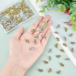 100Pcs 2 Colors Alloy Tube Bails&nbsp;KK-FH0004-52