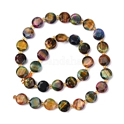 Natural Tiger Eye Dyed Beads Strands&nbsp;G-C116-A95-01