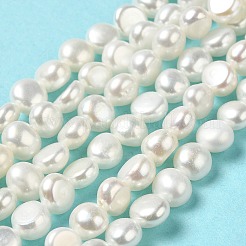 Natural Cultured Freshwater Pearl Beads Strands&nbsp;PEAR-E017-02