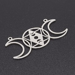 Tarnish Resistant 201 Stainless Steel Connector Charms&nbsp;STAS-S105-LA236