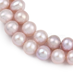 Natural Cultured Freshwater Pearl Beads Strands&nbsp;PEAR-I007-07X-05C