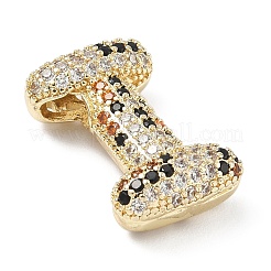 Brass Micro Pave Cubic Zirconia Pendants&nbsp;KK-Z108-02G-I