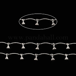 Brass Curved Bar Link Chains&nbsp;CHC-M025-44S