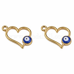 201 Stainless Steel Enamel Pendants&nbsp;STAS-N087-54-03G