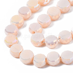 Electroplate Glass Beads Strands&nbsp;EGLA-Q125-002-A06