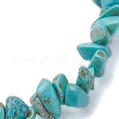 Dyed Natural Howlite Beads Kids Bracelets&nbsp;BJEW-JB10611-07
