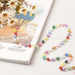Handmade Transparent Acrylic Beaded Chains&nbsp;AJEW-J034-07