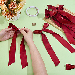 8Pcs Polyester Ribbon Bowknot Decoration&nbsp;HJEW-PH02158