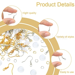 60Pcs Brass Earring Hooks&nbsp;DIY-FS0007-61