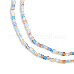 Transparent Glass Beads Strands&nbsp;GLAA-N047-02
