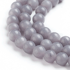 Natural Mashan Jade Round Beads Strands&nbsp;G-D263-4mm-XS29