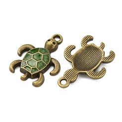 Alloy Enamel Pendants&nbsp;PALLOY-F319-03AB
