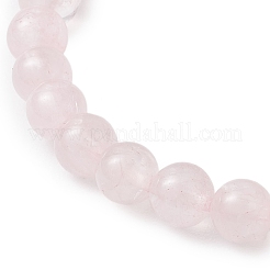 Natural Rose Quartz Beaded Stretch Bracelets for Women&nbsp;BJEW-TA00622