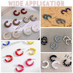 PP PP Polymer Clay Hoop Guide&nbsp;FIND-WH0435-12
