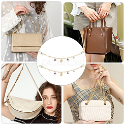 2Pcs Brass Cable Chains Purse Strap Extenders&nbsp;FIND-WR0006-26