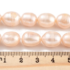 Natural Cultured Freshwater Pearl Beads Strands&nbsp;PEAR-P062-12E