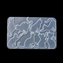 Cat Shape DIY Pendant Silhouette Silicone Molds&nbsp;SIL-F010-01