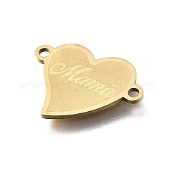 201 Stainless Steel Connector Charms&nbsp;STAS-B143-03F-G