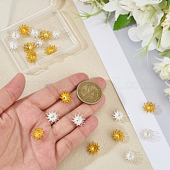 20Pcs 2 Colorss Brass Beads&nbsp;FIND-ME0002-79