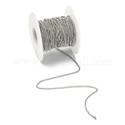 Tarnish Resistant 304 Stainless Steel Curb Chains&nbsp;CHS-R008-09