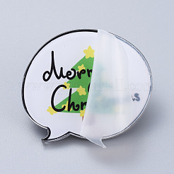 Acrylic Safety Brooches&nbsp;JEWB-D006-A08