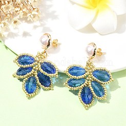 Handmade Seed Stud Earrings&nbsp;EJEW-MZ00226