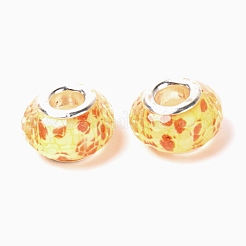 Resin European Beads&nbsp;RESI-WH0014-35