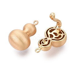 Brass Twister Clasps&nbsp;KK-Q074-14G