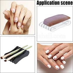2Pcs 2 Colors Plastic Nail Art Pen Storage Rack&nbsp;AJEW-GF0012-98
