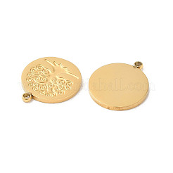 Manual Polishing 304 Stainless Steel Charms&nbsp;STAS-P335-02G