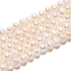 Natural Cultured Freshwater Pearl Beads Strands&nbsp;PEAR-T006-21