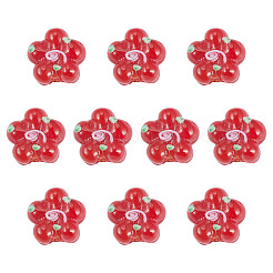 10Pcs Handmade Lampwork Beads&nbsp;LAMP-TADJ0001-01A