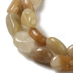 Natural Topaz Jade Beads Strands&nbsp;G-B078-B02-01