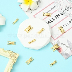 10Pcs 5 Styles Brass Watch Band Clasps&nbsp;KK-CJ0004-05