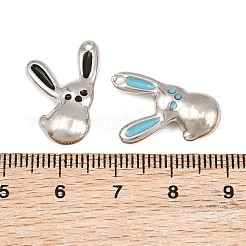 Electroplate Alloy Enamel Pendants&nbsp;AL-CBA701E-05P