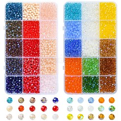 4500Pcs 30 Styles Electroplate Glass Beads Strands&nbsp;EGLA-YW0003-99