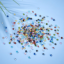400pcs 8 colors Cubic Zirconia Cabochons&nbsp;ZIRC-PH0001-39