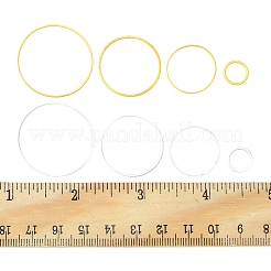 80Pcs 8 Style Brass Linking Rings&nbsp;KK-FS0001-15