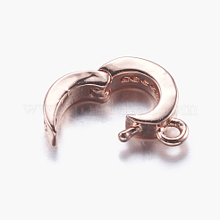 Brass Micro Pave Cubic Zirconia Enhancer Shortener Bails&nbsp;ZIRC-A008-10-01