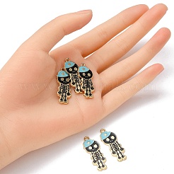 5Pcs Alloy Enamel Pendants&nbsp;ENAM-YW0001-49A