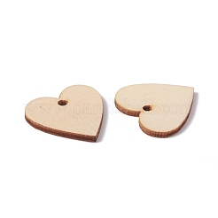 Unfinished Natural Poplar Wood Pendants&nbsp;WOOD-E010-08