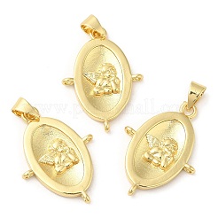 Rack Plating Brass Chandelier Component Links&nbsp;KK-K332-32G
